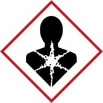 GHS Gefahrgut-Etikett gesundheitsschädliche Stoffe, Piktogramm "Gesundheitsgefahr"
