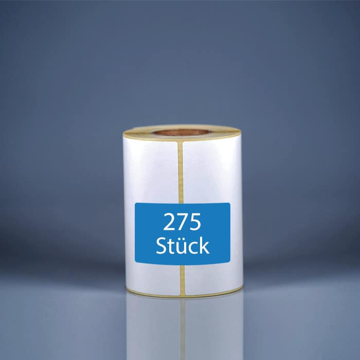 275 Thermoetiketten auf Rolle, 105 x 148 mm, Kern 40 mm